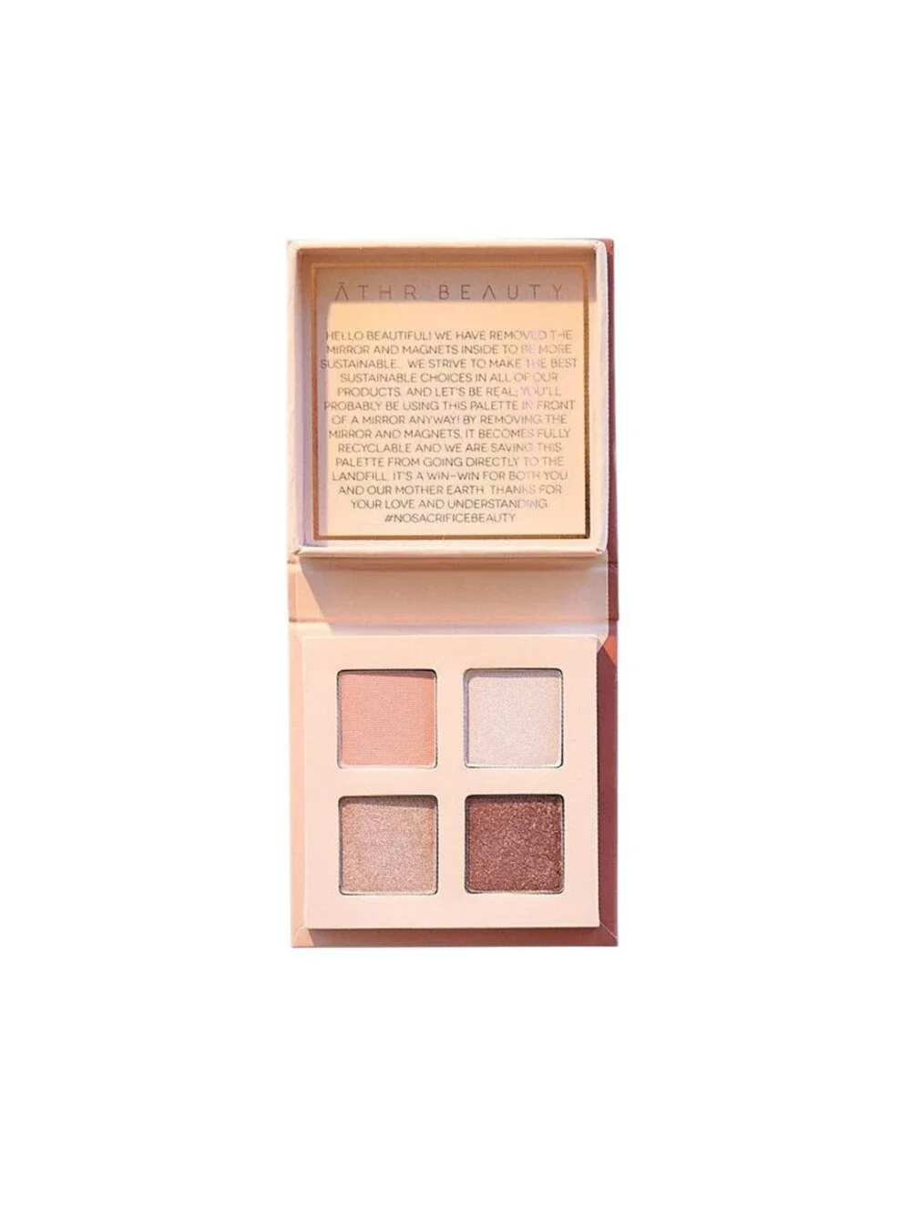 ATHR BEAUTY Rose Quartz Crystal Quad Eye Shadow Palette